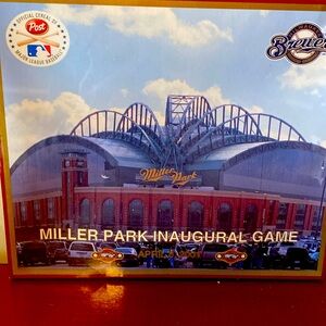 Baseball fans! 100 piece  puzzle for Mil.  Brewers new ball park, Miller Field.